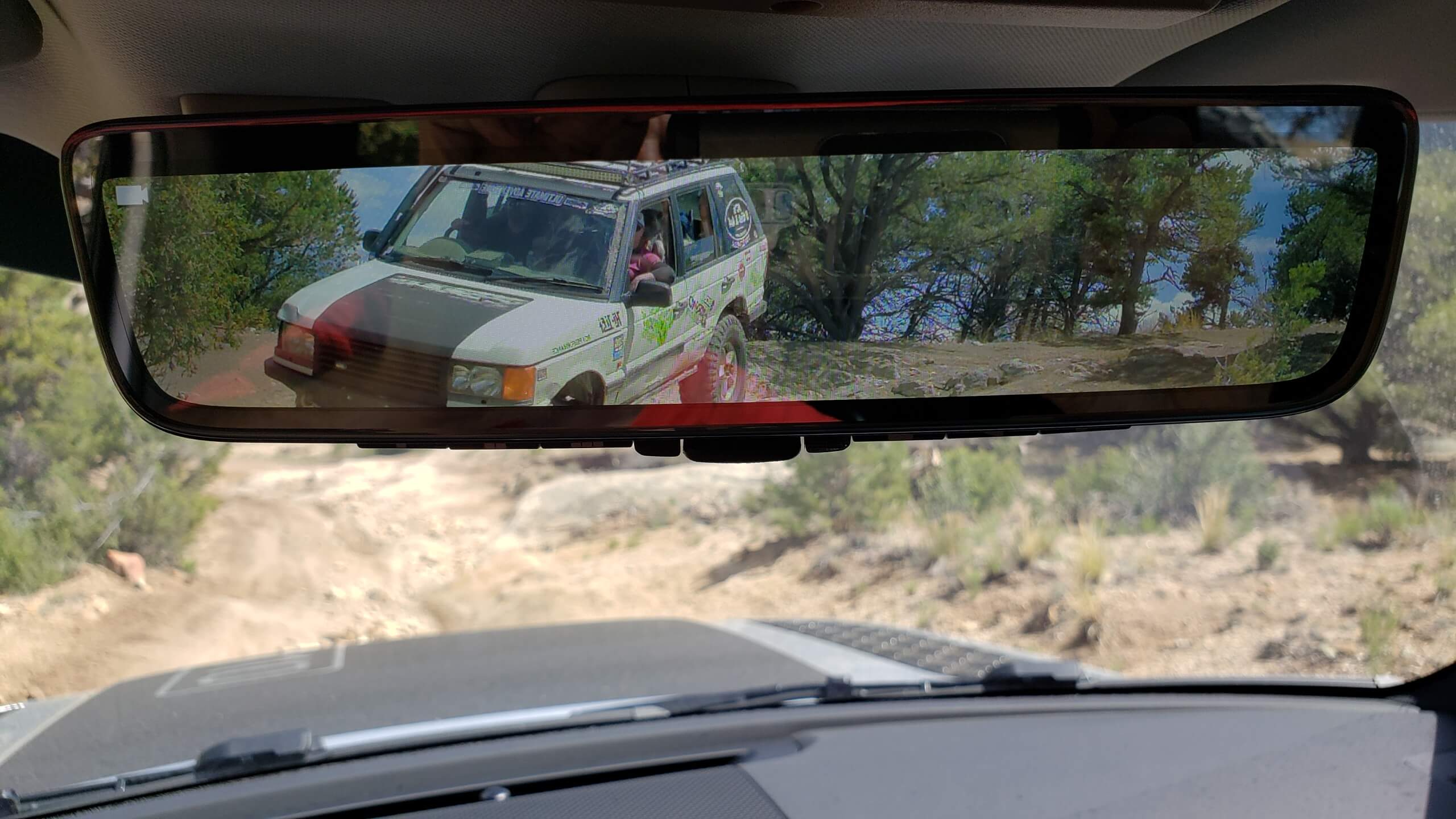 New Defenders rear view camera