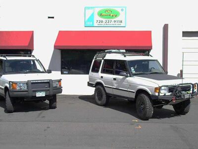 Land Rovers